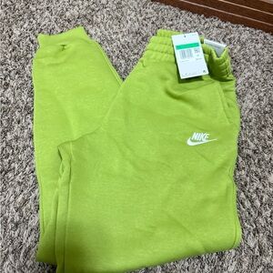 Nike Kids Lime Green Joggers
